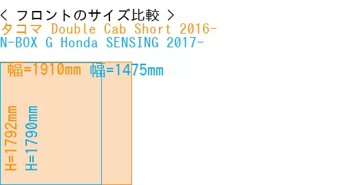 #タコマ Double Cab Short 2016- + N-BOX G Honda SENSING 2017-